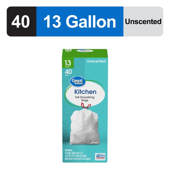 13 Gallon Trash Bags
