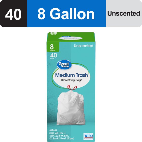 8 Gallon Trash Bags