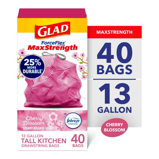 Cherry Blossom Trash Bags