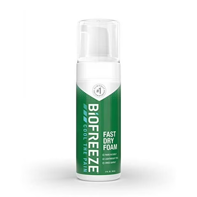 Biofreeze foam