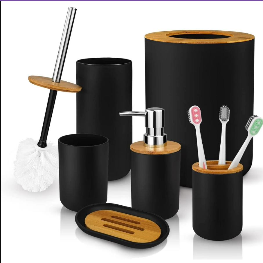 Bath accessories sets