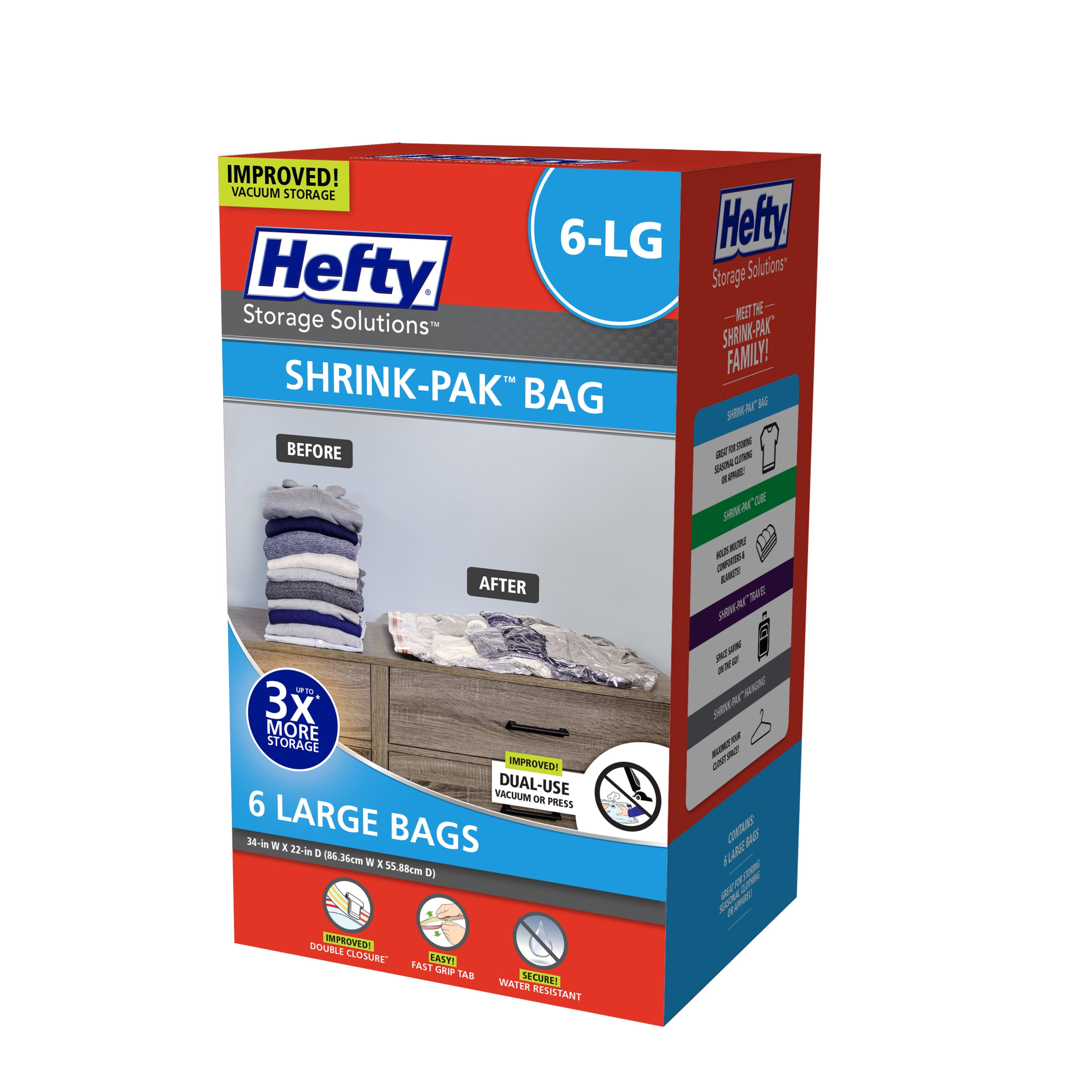 Vacuum storage bags