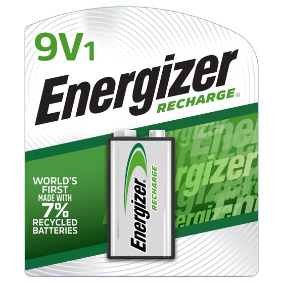 9 Volt rechargeable batteries