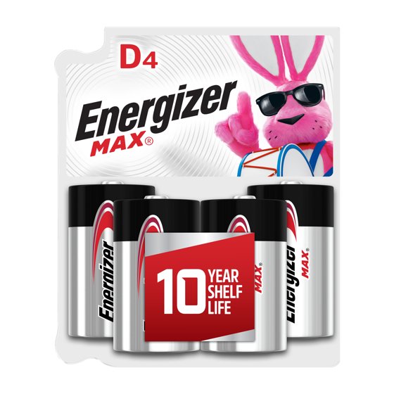 D alkaline batteries