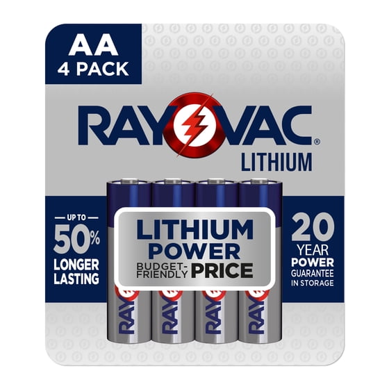 Rayovac AA Lithium Batteries