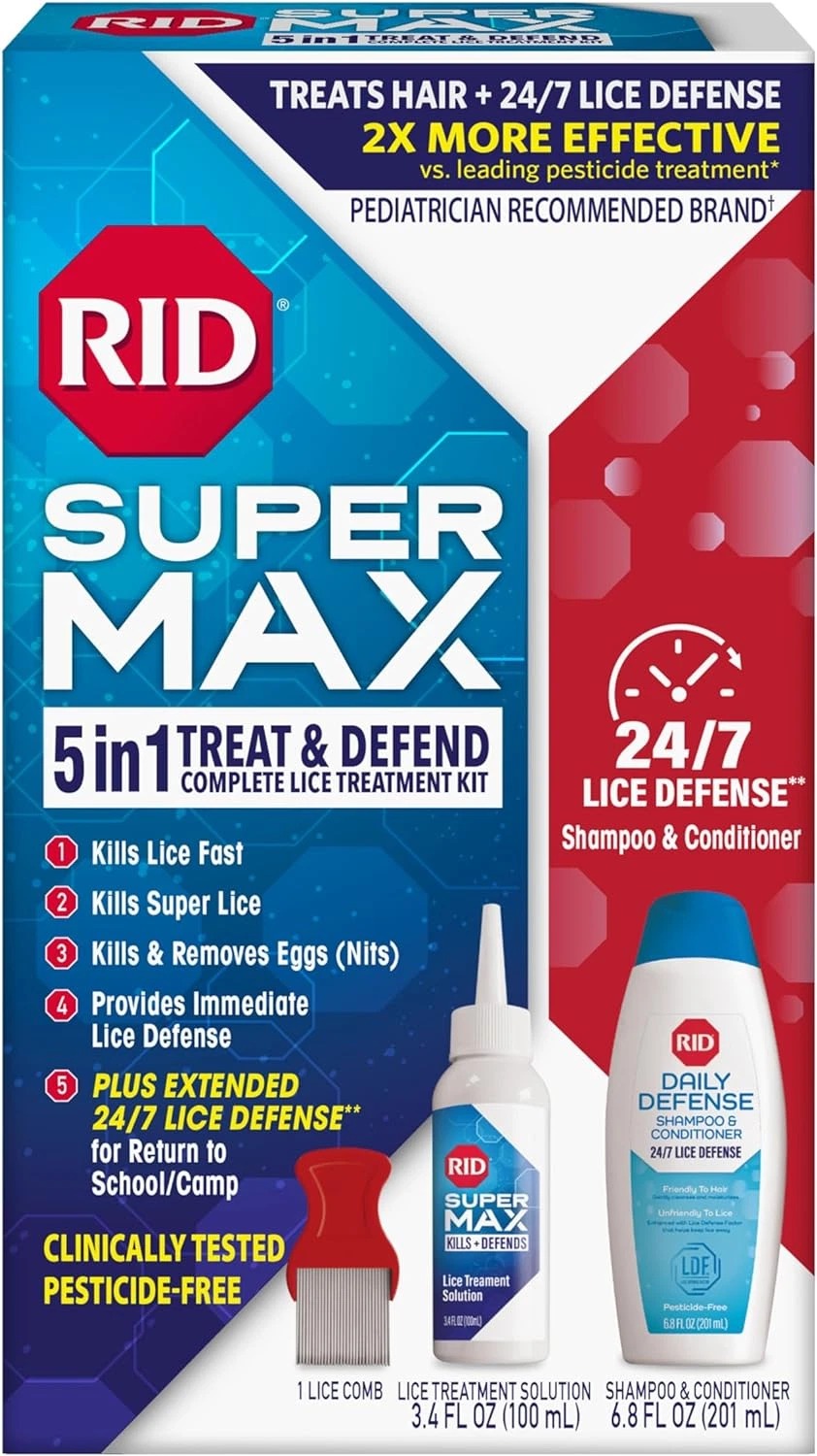 RID lice treatment