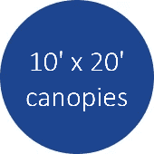 10x20 canopies