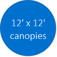 12x12 canopies