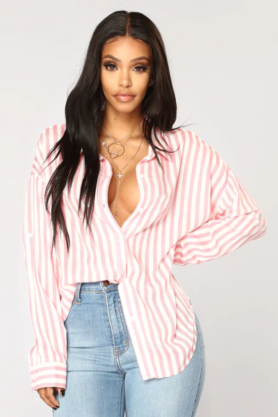 Playin  Games Long Sleeve Top - Pink