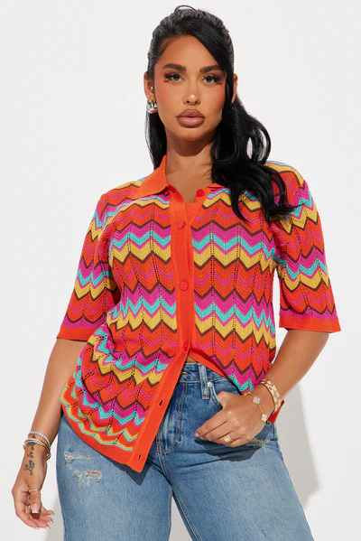 Vacation Time Shirt - Multi Color