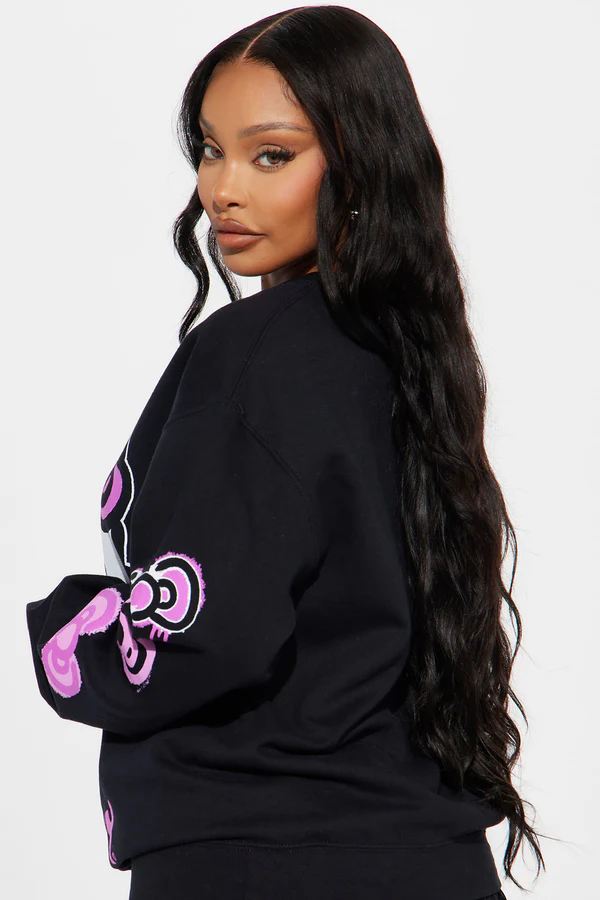 Hello Kitty Bow Crew Neck Sweatshirt