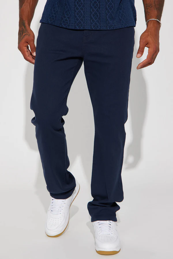 Mike Straight Taper Jeans - Navy