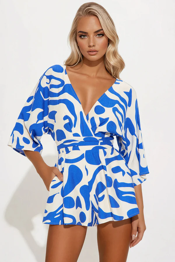 Santorini Days Romper