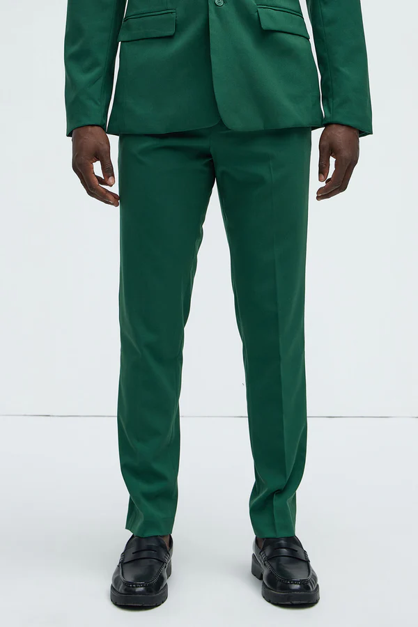 The Modern Stretch Slim Trouser - Green