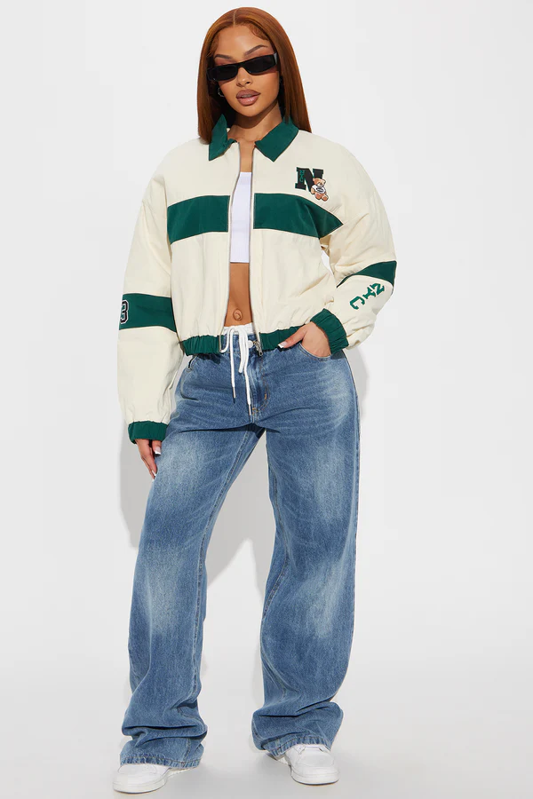 New York Athletic Club Varsity Jacket - Green