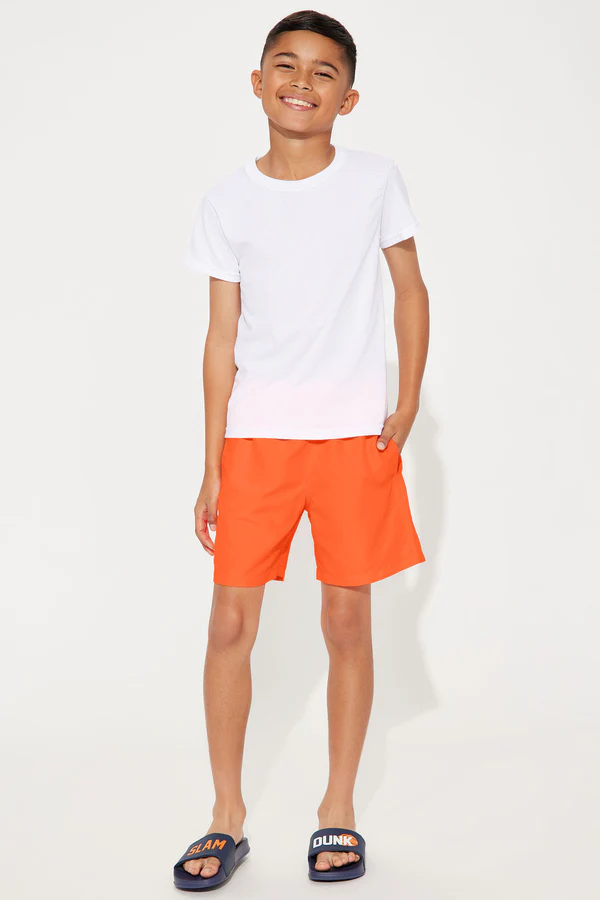 Mini Montez stretch swim trunk - Orange
