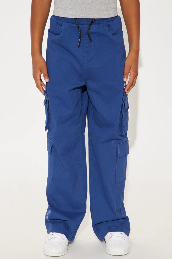 Mini Walk With Me Cargo Twill Pant - Navy