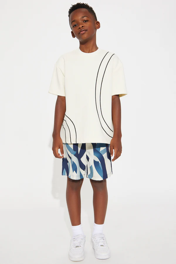 Mini Ibiza Abstract Swim trunk - Blue/combo