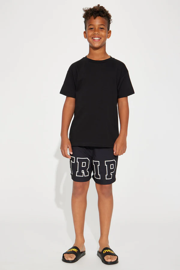 Mini It's Trip Swim Trunk - Black