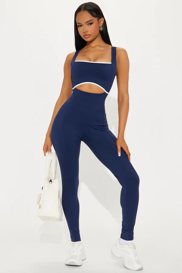 Harlow Active Jumpsuit - \ Blue