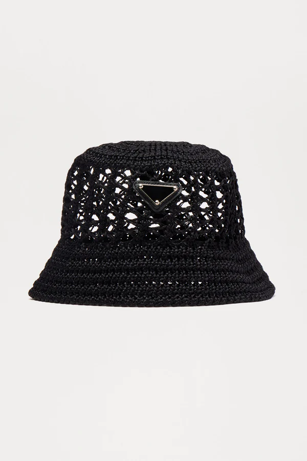 On Island Time Bucket Hat - Black