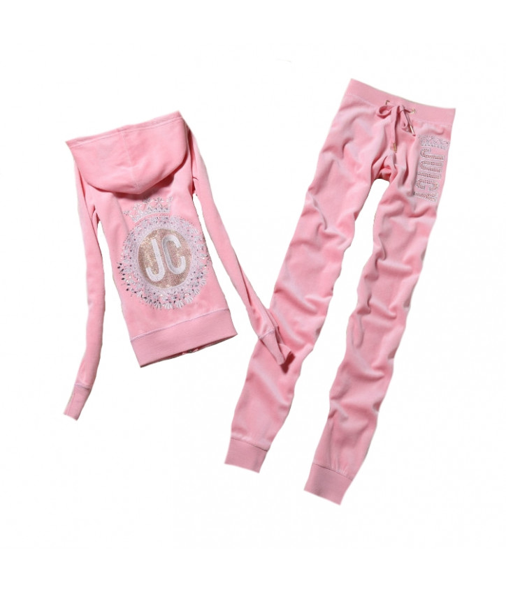 Juicy Couture  Soft Pink Velour Suit JC 2017