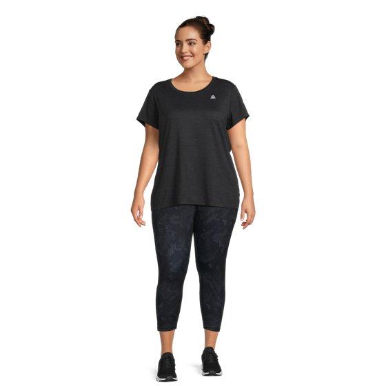 Reebok Women's and Women's Plus Legacy Performance T-Shirt with Short Sleeves