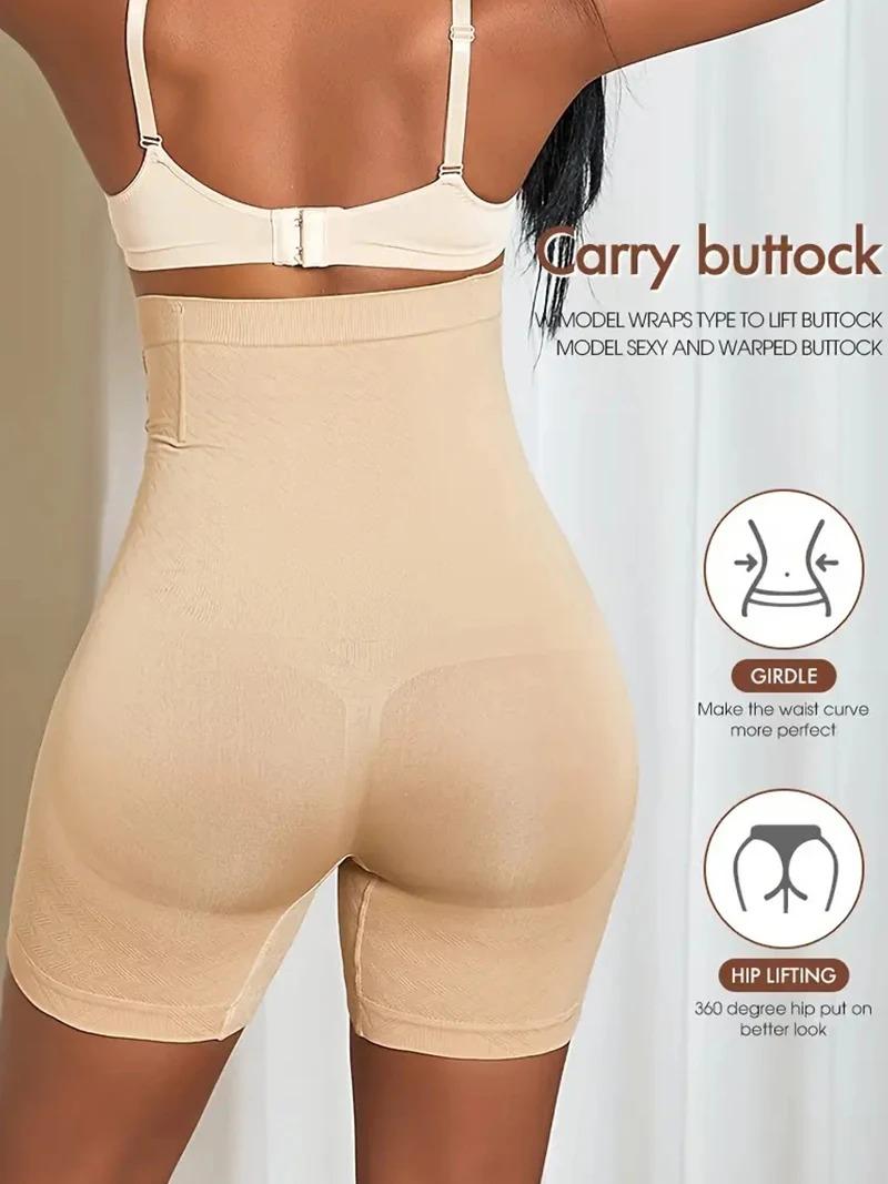 New Women Firm Tummy Control with Hook Butt Lifter Shapewear Panties High Waist Trainer Body Shaper Female Slimming Fajas Shorts