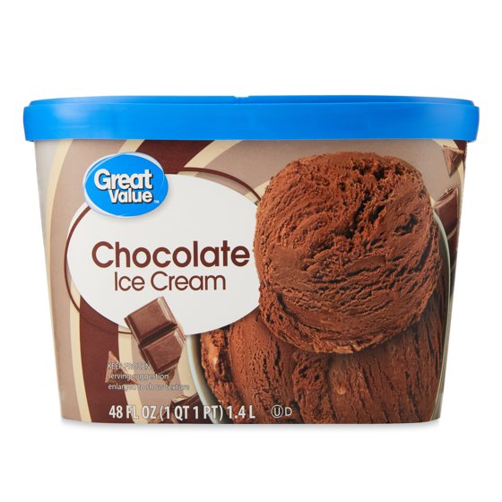 Great Value Chocolate Ice Cream 48 fl oz product-image