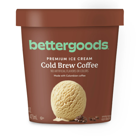Bettergoods Cold Brew Coffee Premium Ice Cream, 16 fl oz product-image