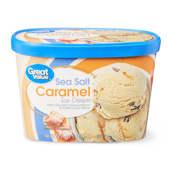 Great Value Sea Salt Caramel Ice Cream, 48 fl oz product-image