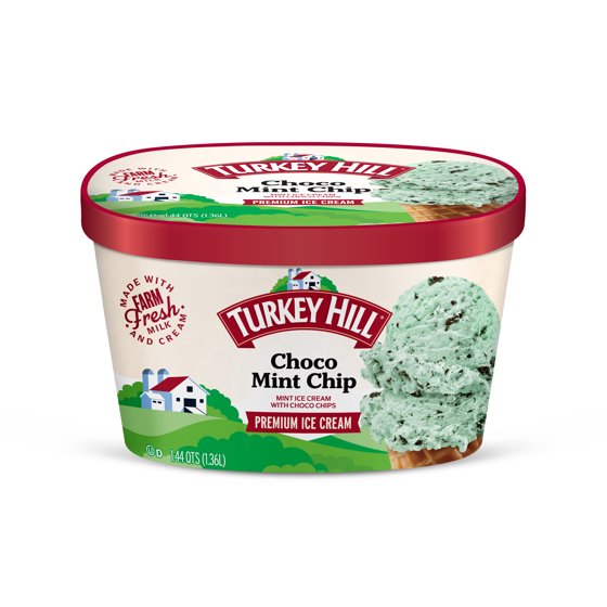 Turkey Hill Choco Mint Chip Premium Ice Cream, 46 fl oz product-image