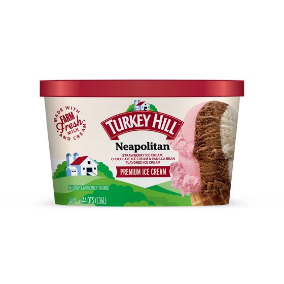 Turkey Hill Neapolitan Premium Ice Cream, 46 fl oz product-image