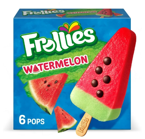 Frollies Watermelon Fruity Ice Pops 6ct product-image