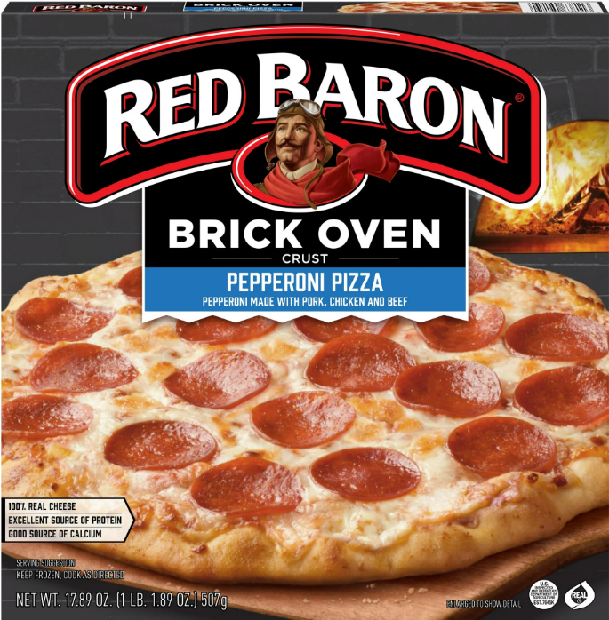 Red Baron Pepperoni Brick Oven Frozen Pizza, 17.89 oz product-image