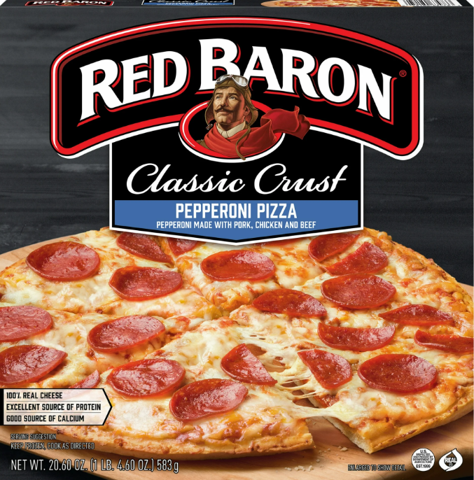 Red Baron Pepperoni Classic Crust Frozen Pizza, 20.61 oz product-image