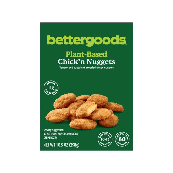 bettergoods Plant-Based Chick'n Nuggets, Frozen 10.5 oz product-image