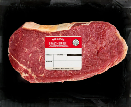 Marketside Grass-Fed Beef New York Strip Steak, 0.625-1.1 lb product-image