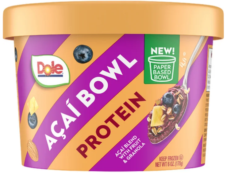 Dole Acai Protein Frozen Smoothie Bowl, 6 oz product-image
