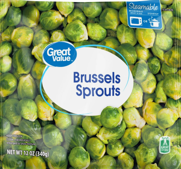 Great Value Brussels Sprouts, 12 oz Bag (Frozen) product-image