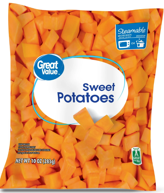 Great Value Sweet Potatoes, 10 oz (Frozen) product-image