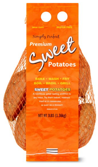 Sweet Potatoes Whole Fresh, 3 lb Bag product-image