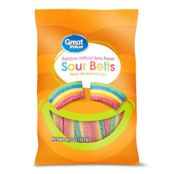 Great Value Sour Belts, 4.5 oz product-image
