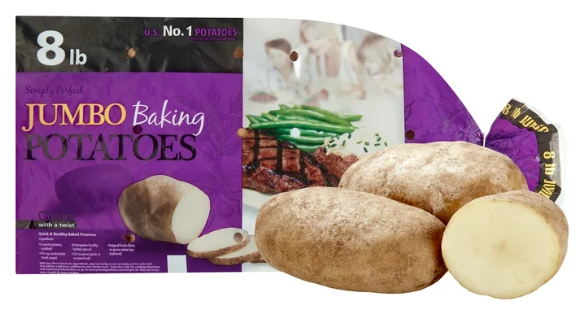 Jumbo Russet Potatoes Whole Fresh, 8 lb Bag product-image