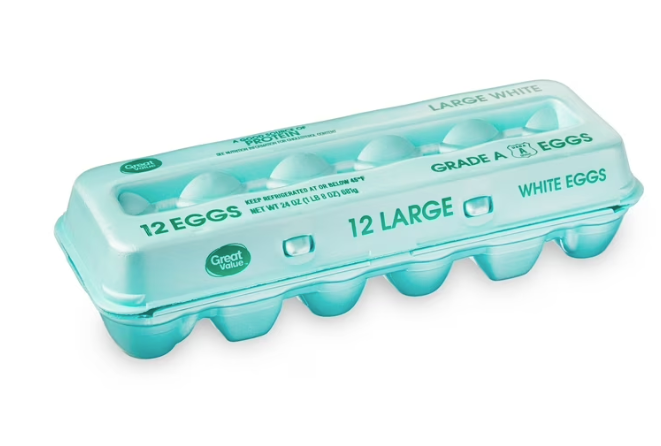 Great Value Large White Eggs, 12 Count product-image