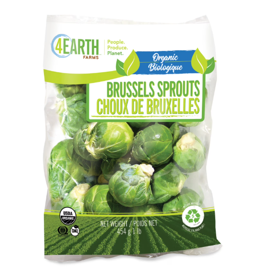 Fresh Organic Brussels Sprouts, 1 lb Bag product-image