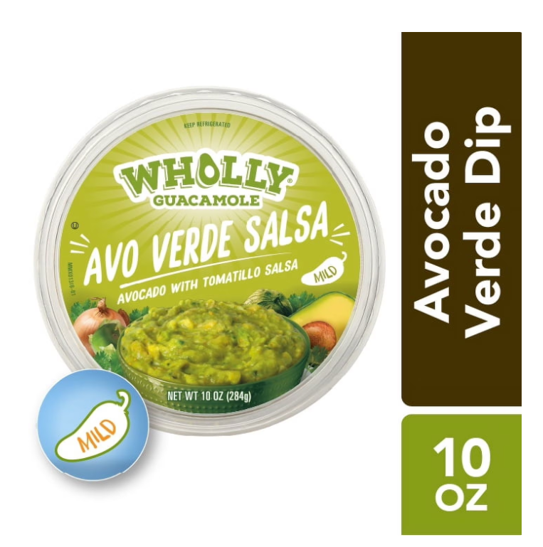 WHOLLY Guacamole Avocado Verde Salsa 10 oz product-image