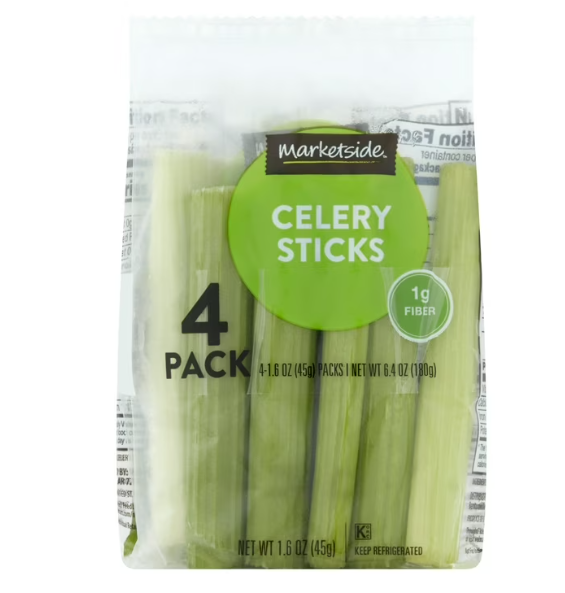 Marketside Fresh Celery Sticks, 1.6 oz, 4 Pack product-image