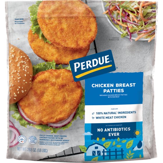 PERDUE® Breaded Chicken Breast Patties, 28.8 oz product-image