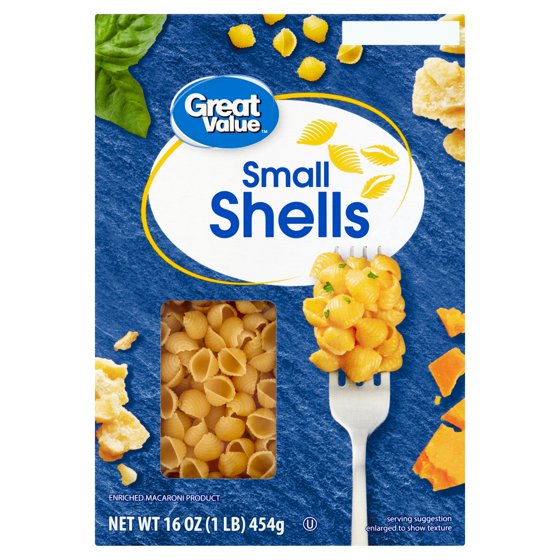 Great Value Small Shells, 16 oz product-image